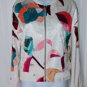 Elevenses Abstract Design Asian Style Bomber Jacket